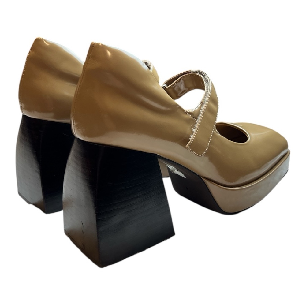 Jeffrey Campbell Reine Platform Mary Jane Pump Leather 9
